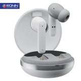RONIN R-7020 Earbuds ENC+ANC Water Resistant (White)