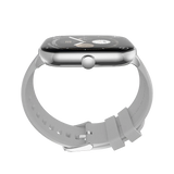 Ronin R-06 Smart Watch Amoled Big Always Active Display + 1 FREE Black Strap With Every Watch (Silver_Grey)