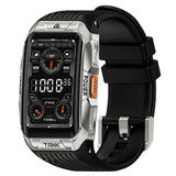 KOSPET Tank X2 Ultra GPS Smart Watch, 3D Curved Glass, Stainless Steel Unibody, 6 Satellite Positioning, Compass, 50M Waterproof, Answer/Make Call, 1.64" AMOLED Screen - Silver