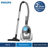 Philips Bagless vacuum cleaner XB2023/01 High suction power with powerful motor
