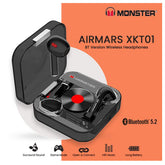 Lenovo MONSTER AIRMARS XKT01 True Wireless Earbuds – Black