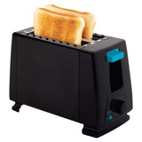2 Slice Toaster, Extra Wide Slot 650 W, 6 Baking Mode Settings, Retro Stainless Steel Toaster with Removable Crumb Drawer