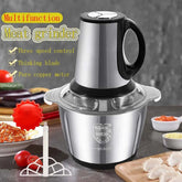 Multi Functional Quick Food Chopper Vegetable Chopper Meat Grinder with 2L Stain Steel Bowl