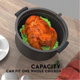 Silver Crest 10L Large Capacity Air fryer Grill- Black