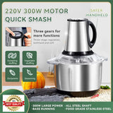 3L Meat Grinder Stainless Steel electric cooking machine Multipurpose