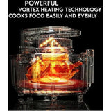 Silver Crest 10L Large Capacity Air fryer Grill- Black