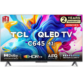 TCL 43 inches 4K Ultra HD Smart QLED Google TV 43C645