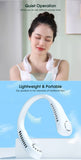 Neck Fan Portable Bladeless Fan Rechargeable 360° USB Cooling Fan