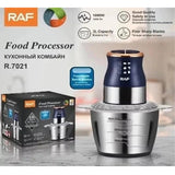 RAF Food Processor Chopper Stainless Steel Kitchen Blender R.7021