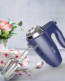 Hand Mixer Electric Whisk With 5 Speed Handheld Mixer for Whipping, Mixing Cookies, Brownies, Cakes and Dough with 4 Accessories