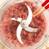 Meat Mincer Electric Keema Machine Electric Meat Grinder Machine Food Chopper, Meat, Vegetables, Onion Slicer Dicer, Fruit and Nuts Blender 450 Watt, 3L