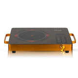 Electric Ceramic Stove Induction Cooker Intelligent Hot Pot Stove With Timer Ceramic Induction Cooktop -Golden-Silver