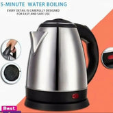 2L Automatic Electric Kettle Stainless Steel Premium Electric Kettle 1500W Power 360 Degree Rotating Base Kettle and Make Tea and Boiled Egg ,Potatoes