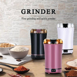 Mini Kitchen Electric Coffee Grinder Cereals Nuts Beans Spices Grains Grinding Machine Multifunctional Home Coffee Beans Grinder