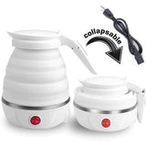 Electric kettle 600ml Folding Silicone Water Electric Kettle Camping Travel Tea Coffee Kettle