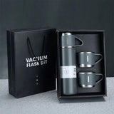 3 Pieces Stainless Steel vacuum flask travel mug set bottle = 500ML approx - 3 Cups=160 ML approx