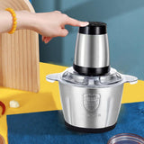 Stainless Steel Electric Meat Grinder 500 Power 2L Capacity Food Chopper