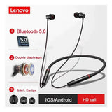 Lenovo 100% Original HE05X Bluetooth 5.0 Earphones Waterproof Wireless HIFI Sound Magnetic Neckband Headset Sports Headphones