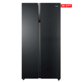 Haier Side by Side Inverter Refrigerator HRF-622IBG -Glass Door - 22 CFT
