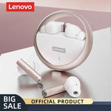 Lenovo LP60 Bluetooth Headphones TWS Wireless Gaming Earphones Rotatable Metal Cavity Ring Headset HiFi Stereo Sound Low Latency