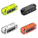 M12 MAX Bluetooth Earphone Headphones Mirror Wireless Stereo Headset 5.3 with Digital Display Sports Earbuds for Gaming