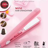 Mini Hair Straightener, Travel Size Portable Mini Hair Flat Iron, Straightener -Random Colots