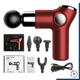 Original Mini Body Massager - 32 Speed 4 Heads Chargeable Fascial _Gun