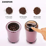 Mini Kitchen Electric Coffee Grinder Cereals Nuts Beans Spices Grains Grinding Machine Multifunctional Home Coffee Beans Grinder