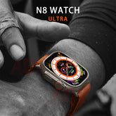 N8 Ultra Smart Watch Series 8 with NFC 2.02 inches Screen 49mm Bluetooth Call IP68 Waterproof Long Standby Watches Heart Rate Monitor
