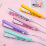 Mini Hair Straightener, Travel Size Portable Mini Hair Flat Iron, Straightener -Random Colots