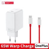 One Plus | 65W | Warp Charger | With USB Type-C Cable | Cable and Charger