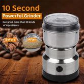 Multifunctional Electric Coffee Grinder Stainless Steel Powerful Machine Nuts Beans Spices Grains Grinder for Kitchen
