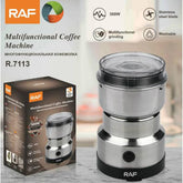 RAF R-7113 4 Blades Electric Coffee and Spices - Masala Grinder Heavy Duty Home Use Mini Coffee Machine