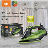 RAF Powerful Electric Garment Steamer Steam Iron For Clothes Nonstick Soleplate 3 Level Adjustable Temperature Wet Dry R.1248