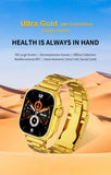 Newest Ultra Gold Series 9 Smart Watch Men GPS NFC IP67 Smartwatch Waterproof Sport Mode Fitness