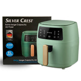 Silver Crest Digital LCD 8L Multifunctional Air Frye - Random Color + Premium Electric Kettle