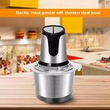 Stainless Steel 2 Speeds Big Capacity Electric Meat Grinder Food Processor Compact Body Design Beautiful Durable
