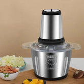 Stainless Steel Electric Meat Grinder 500 Power 2L Capacity Food Chopper