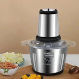 Stainless Steel Electric Meat Grinder 500 Power 2L Capacity Food Chopper