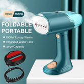 Handheld Garment Steamer 120ml Portable Electric Iron Steamer Garment Handheld Household Fabric Steam Iron for Clothes 1500W