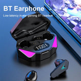X15 Gaming Earbuds 65ms Low Latency TWS Bluetooth 5.2 Earphones Mic Bass Audio Sound Positioning Wireless Headsets Noise Reduction