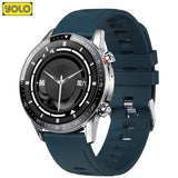 YOLO Fortuner Bluetooth Calling Smart Watch 1.3” HD Display Music Playback 24-7 Heart Rate SpO2 Blood Pressure Sleep Monitoring Fitness Tracker IP67 Waterproof Smart Watch for Men and Women