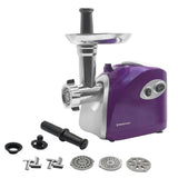 WestPoint Deluxe Meat Grinder With Stainless Steel Sharp Blade & Exchangeable Metal Cutting Plates, 1500W, WF-1036