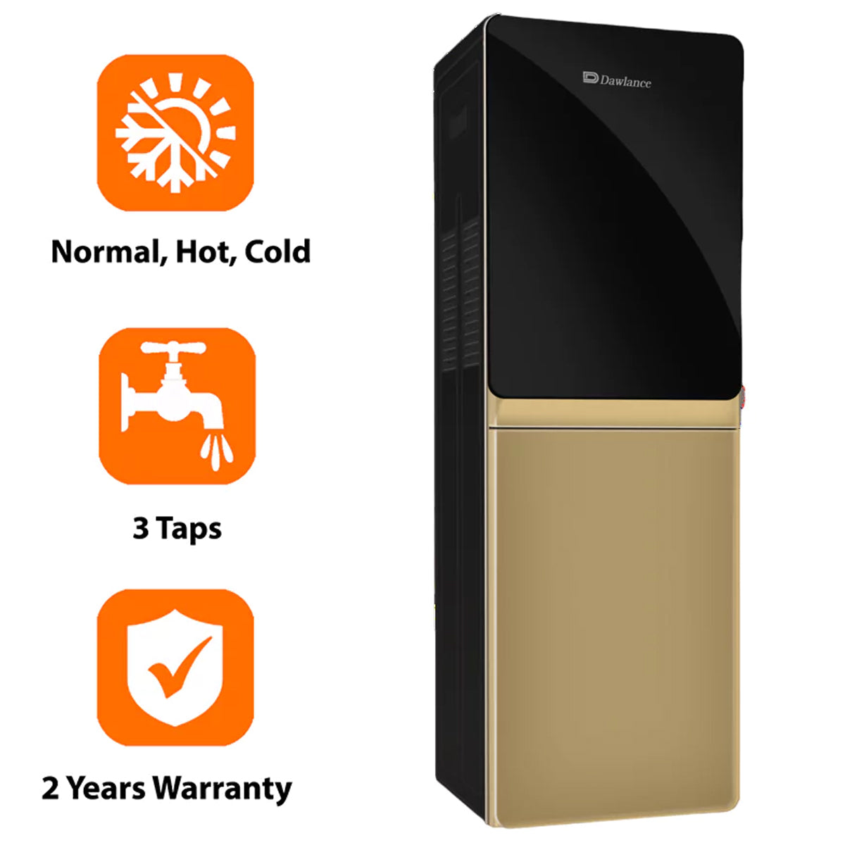 DAWLANCE WATER DISPENSER Model WD 1051-GB-R