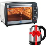 Anex AG-1064EX Deluxe Oven Toaster + Premium Electric Kettle