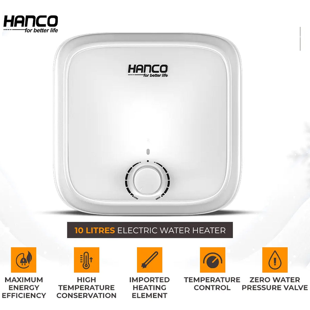 Hanco Fast Electric Water Heater - 10 Liter