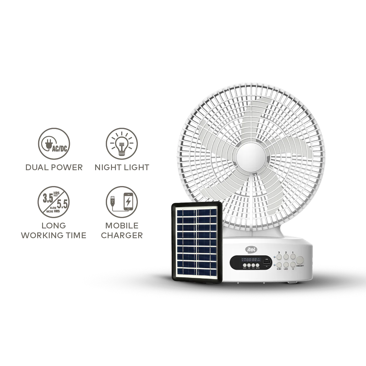 Itel Solar Fan M002