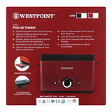 WestPoint West Point Deluxe Pop-Up Toaster, 850W, 220-240V, WF-2533