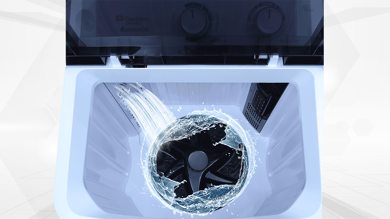 Dawlance Semi Automatic Twin Tub Washing DW-6550  8-Kg + Makeup Set