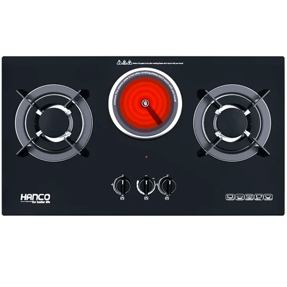 Hanco Electric + Gas Cooktops - HIRC-130